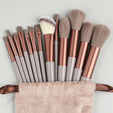 13pc Professional Makeup Brush Set - Velvet/Green
